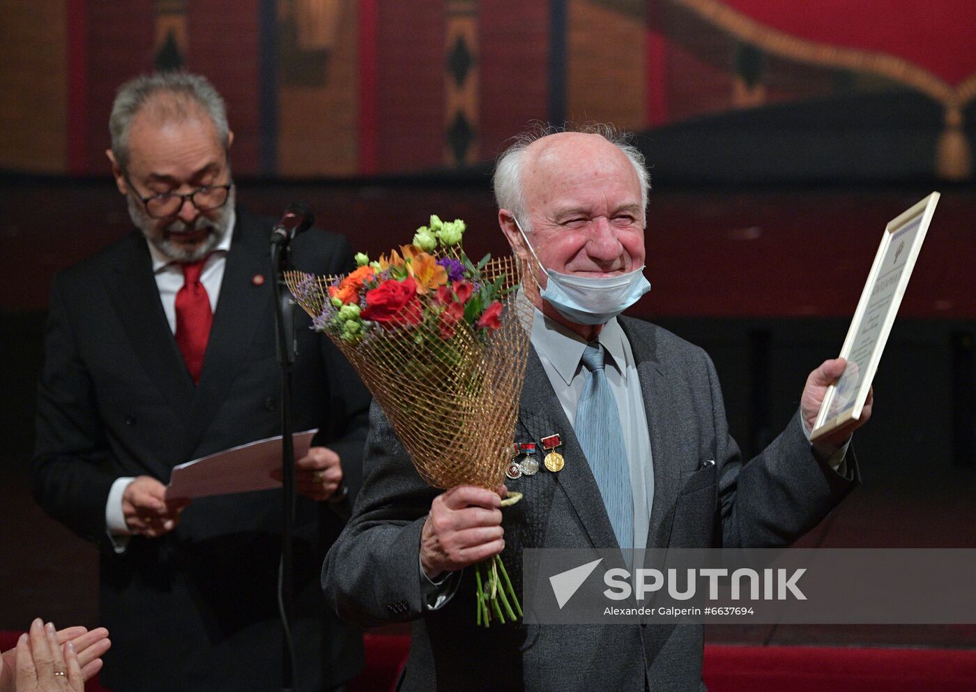 Celebrating 265th anniversary of Alexandrinsky Theater in St. Petersburg