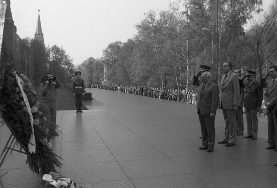 Chairman of Argentine National Congress's Chamber of Deputies Juan Carlos Pugliese visits USSR