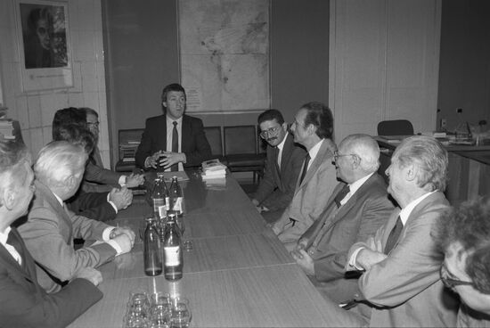 Chairman of Argentine National Congress's Chamber of Deputies Juan Carlos Pugliese visits USSR