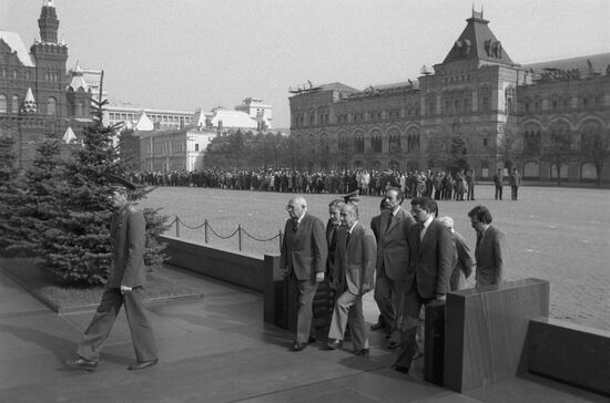 Chairman of Argentine National Congress's Chamber of Deputies Juan Carlos Pugliese visits USSR