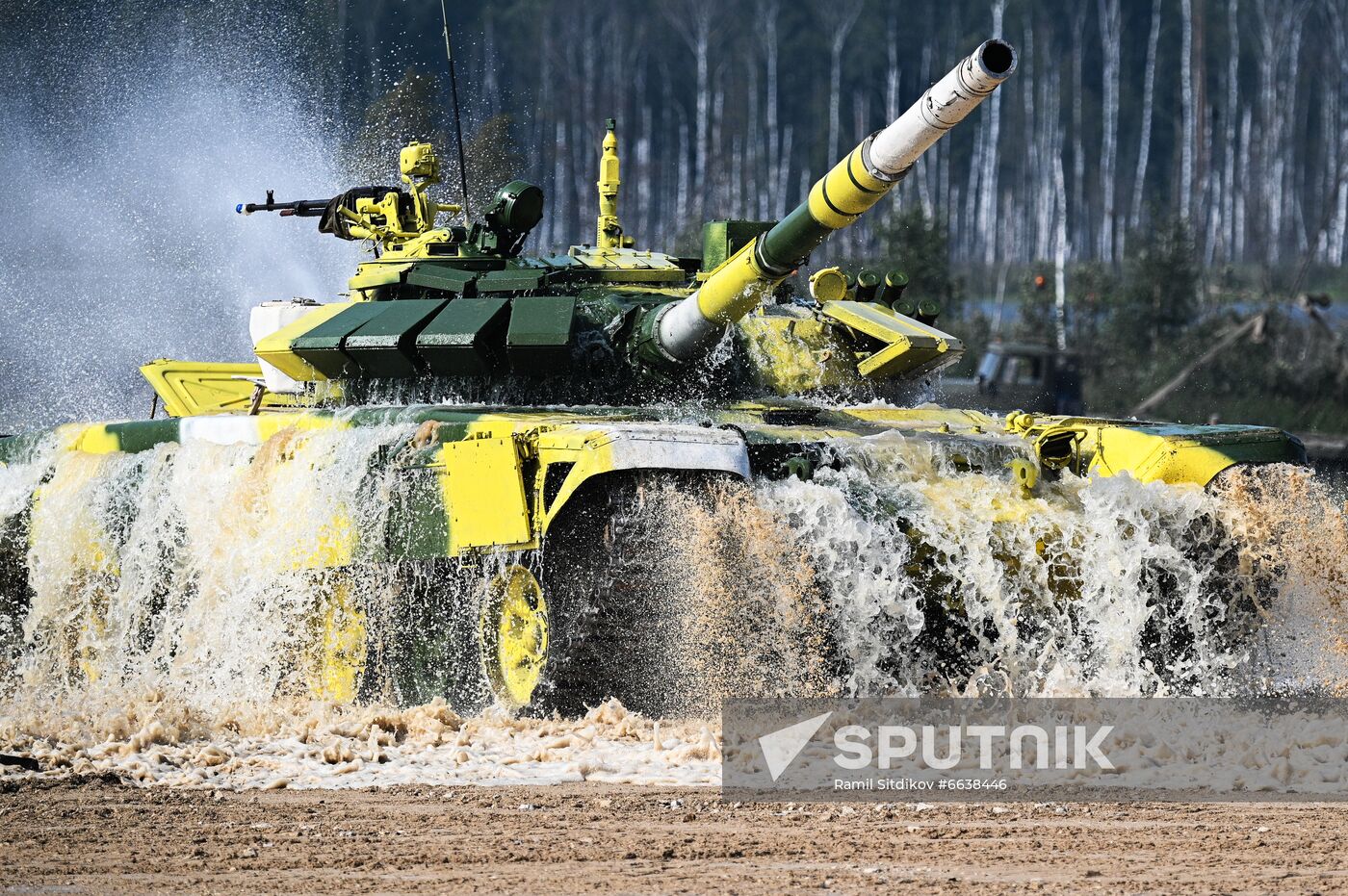 Russia Army Games Tank Biathlon