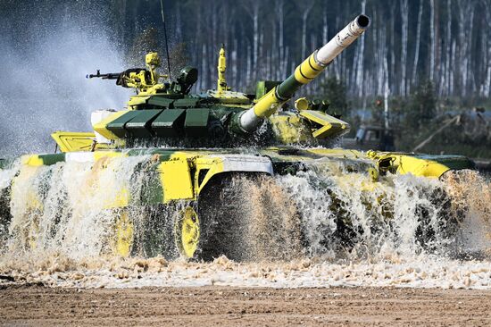 Russia Army Games Tank Biathlon