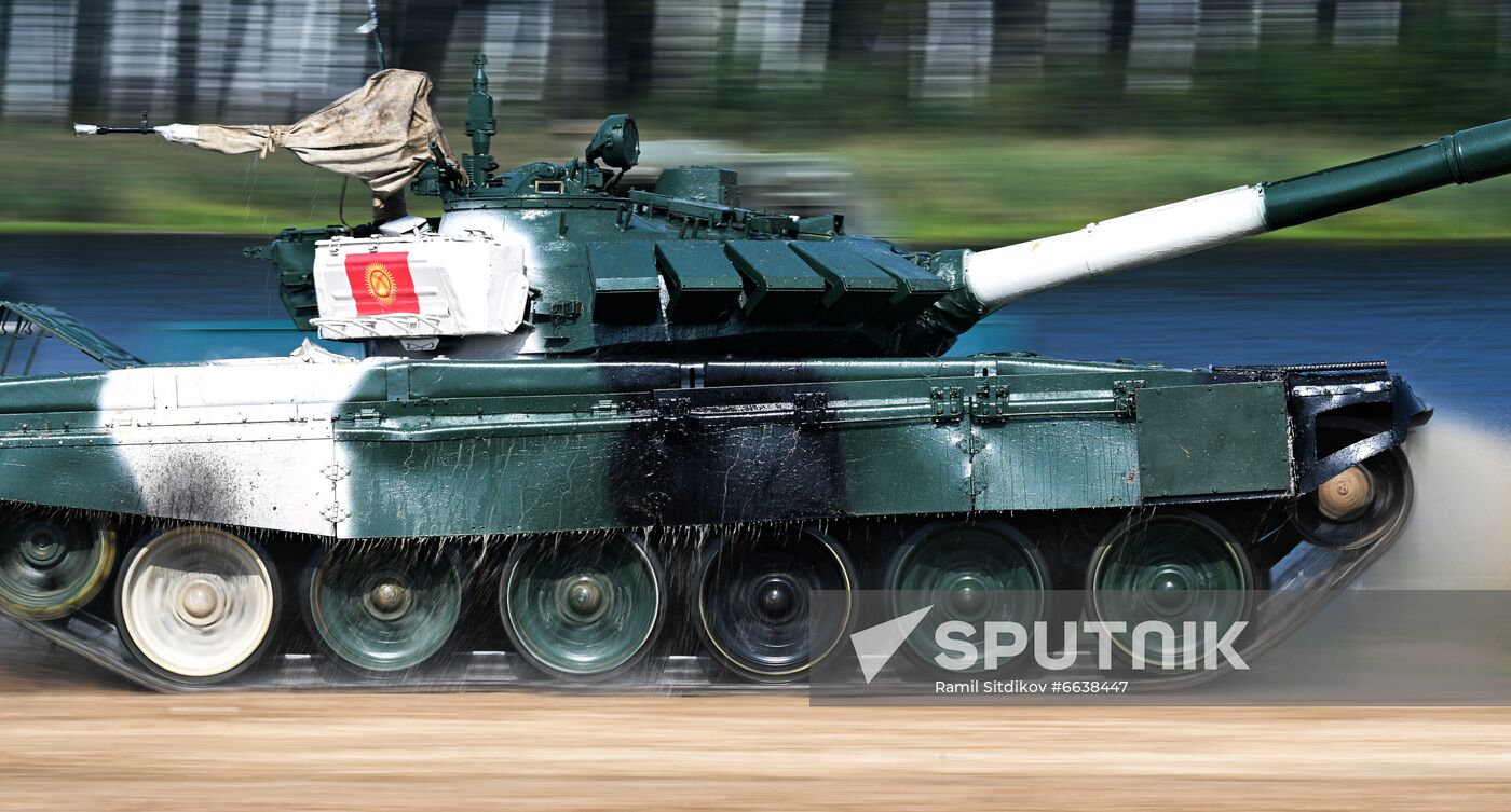 Russia Army Games Tank Biathlon