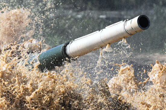 Russia Army Games Tank Biathlon