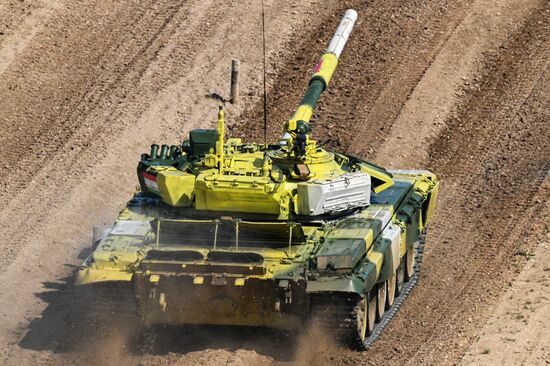 Russia Army Games Tank Biathlon