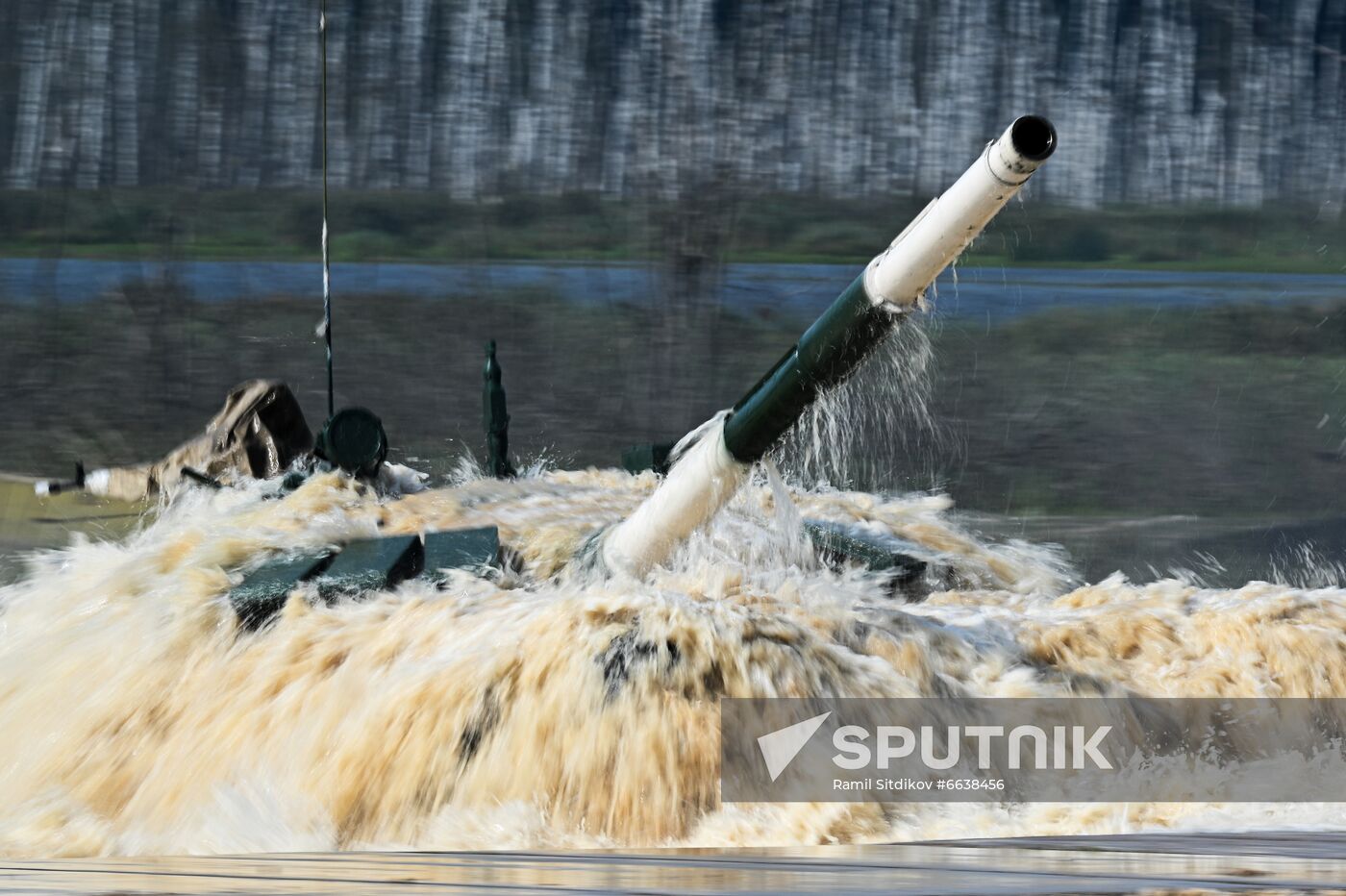 Russia Army Games Tank Biathlon