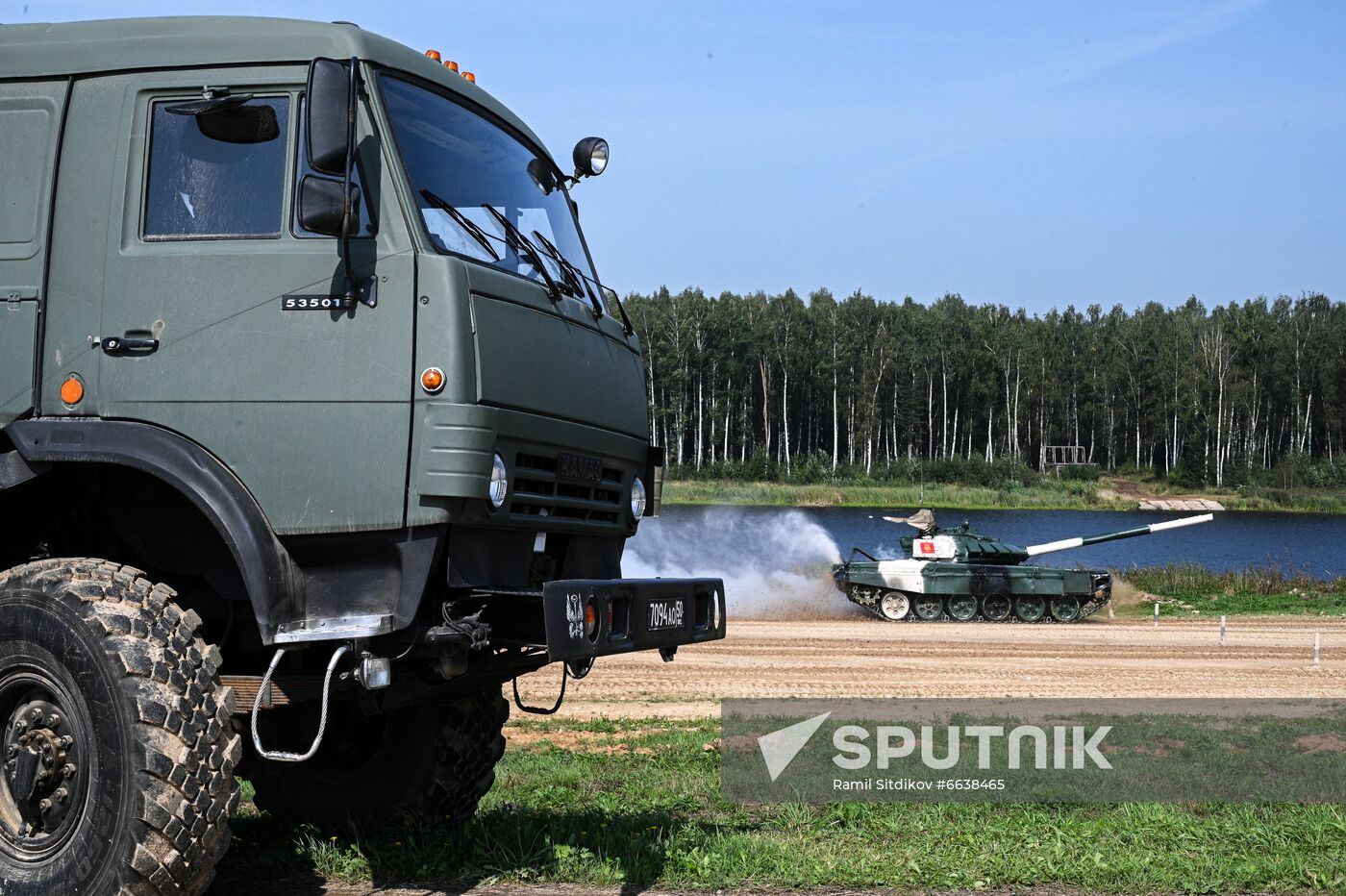 Russia Army Games Tank Biathlon