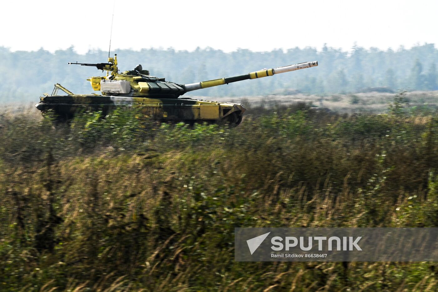 Russia Army Games Tank Biathlon