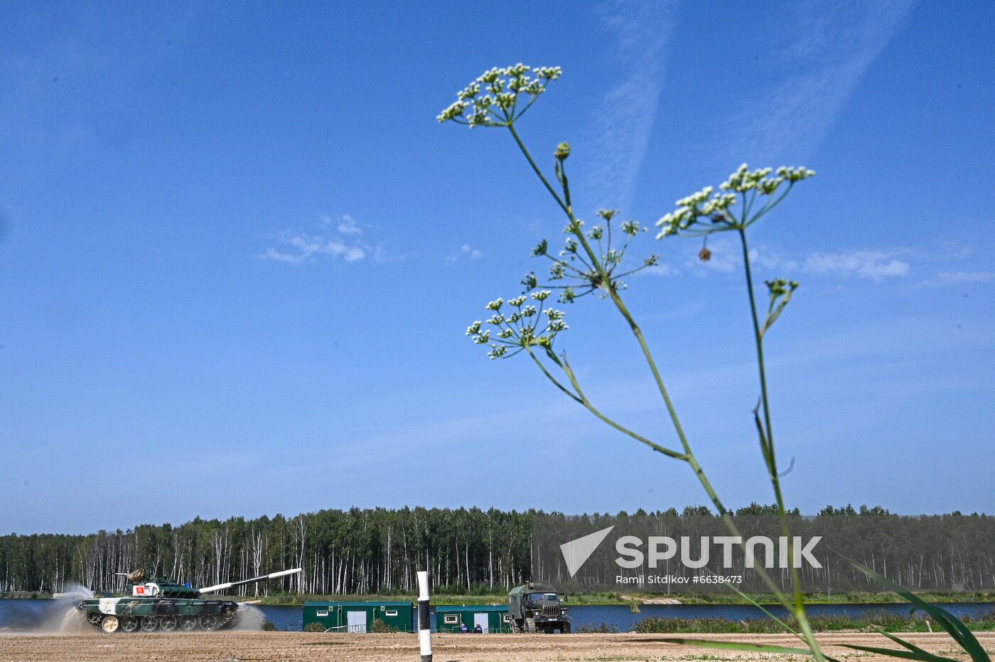 Russia Army Games Tank Biathlon