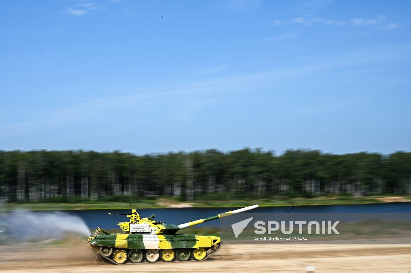 Russia Army Games Tank Biathlon