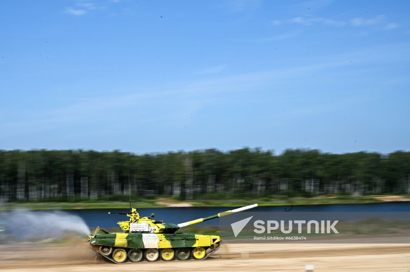 Russia Army Games Tank Biathlon