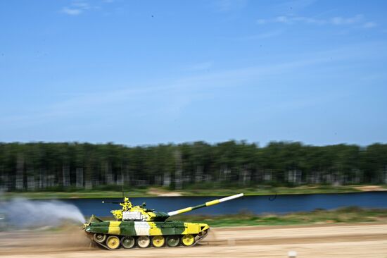 Russia Army Games Tank Biathlon