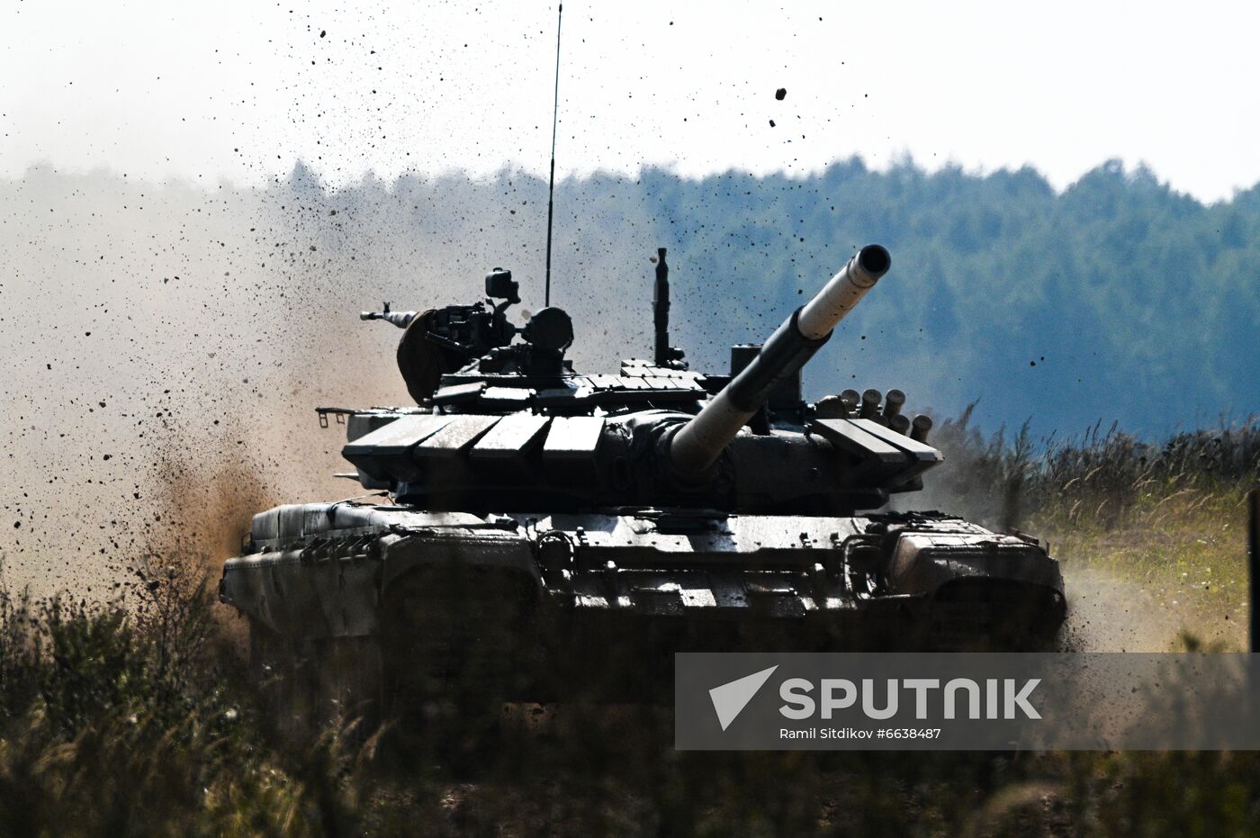 Russia Army Games Tank Biathlon