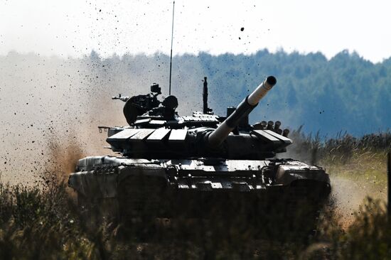 Russia Army Games Tank Biathlon