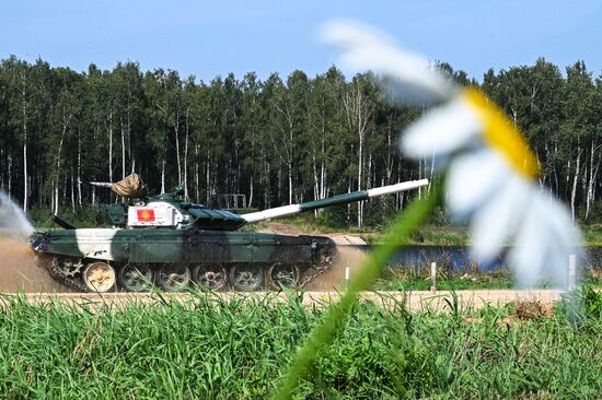 Russia Army Games Tank Biathlon