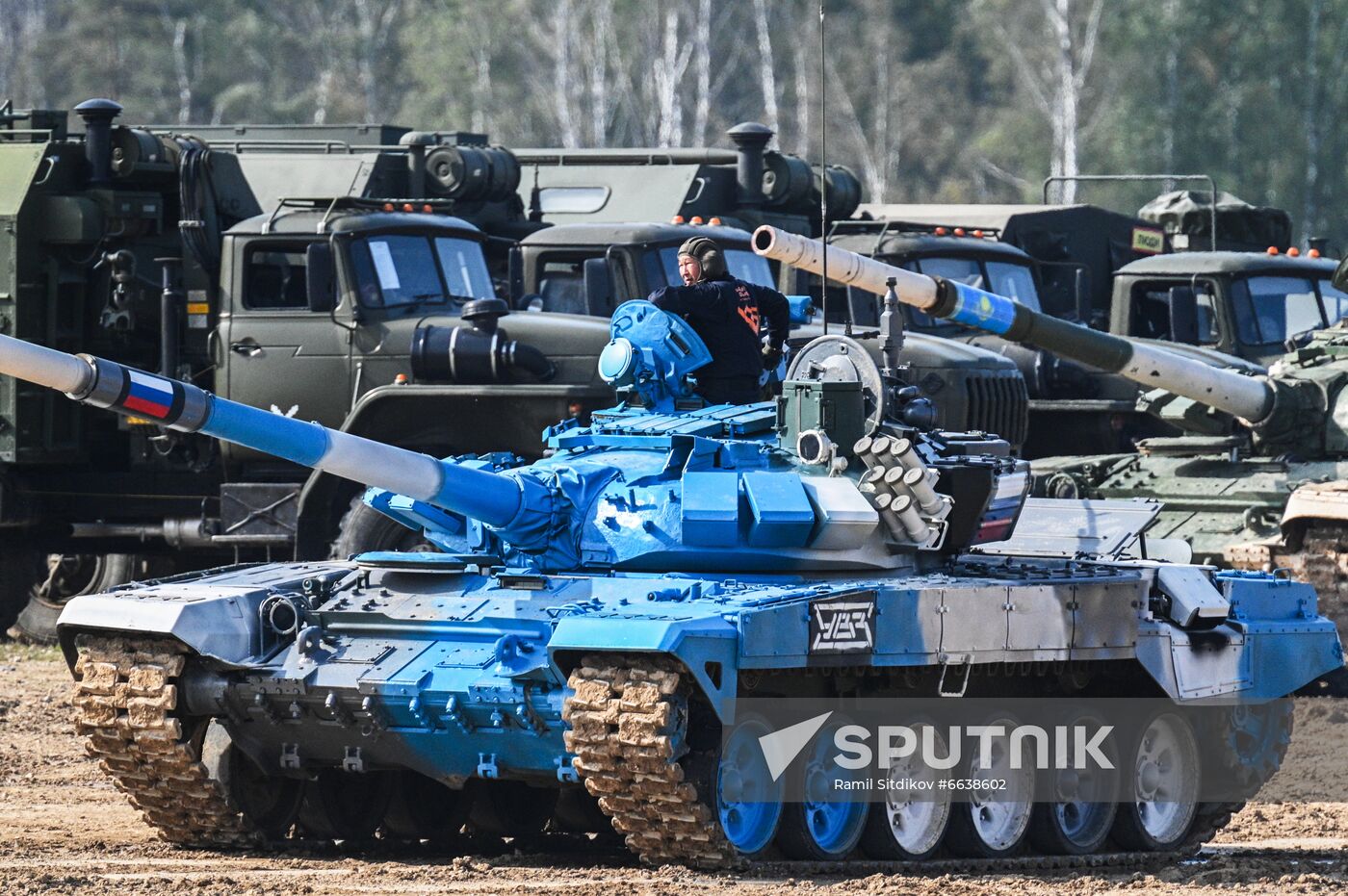 Russia Army Games Tank Biathlon