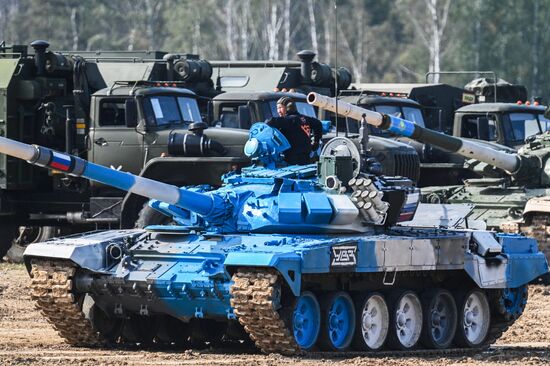 Russia Army Games Tank Biathlon