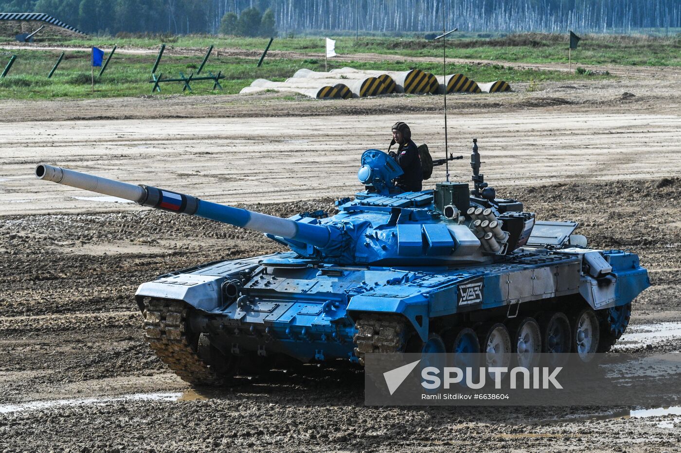 Russia Army Games Tank Biathlon