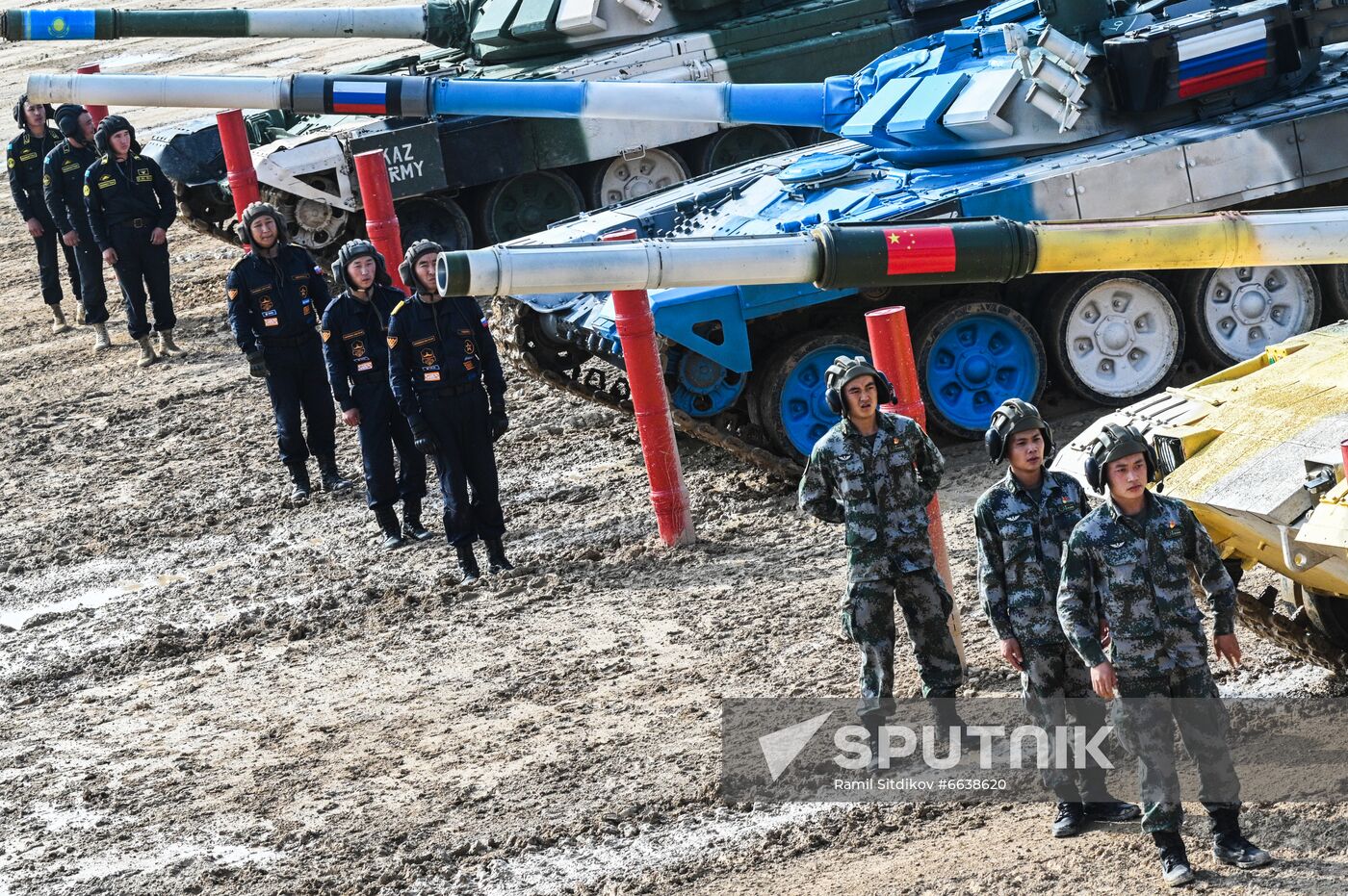 Russia Army Games Tank Biathlon