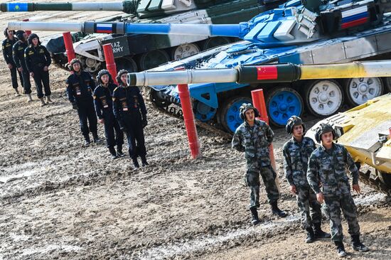 Russia Army Games Tank Biathlon