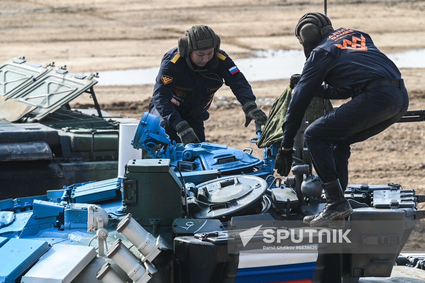 Russia Army Games Tank Biathlon
