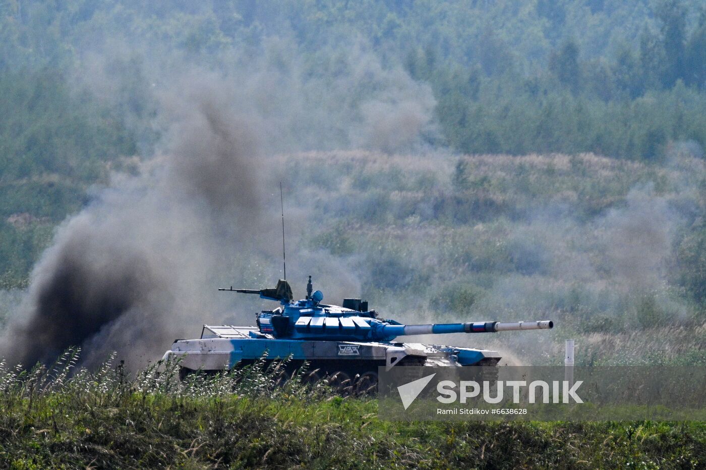 Russia Army Games Tank Biathlon