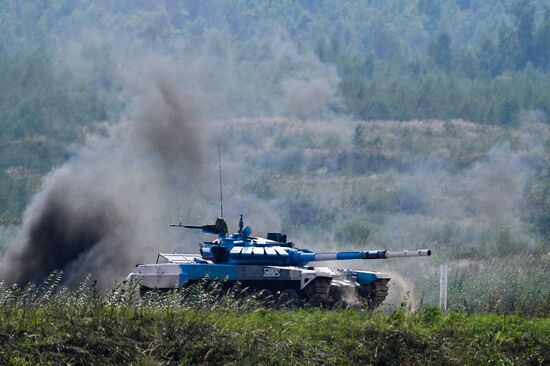 Russia Army Games Tank Biathlon