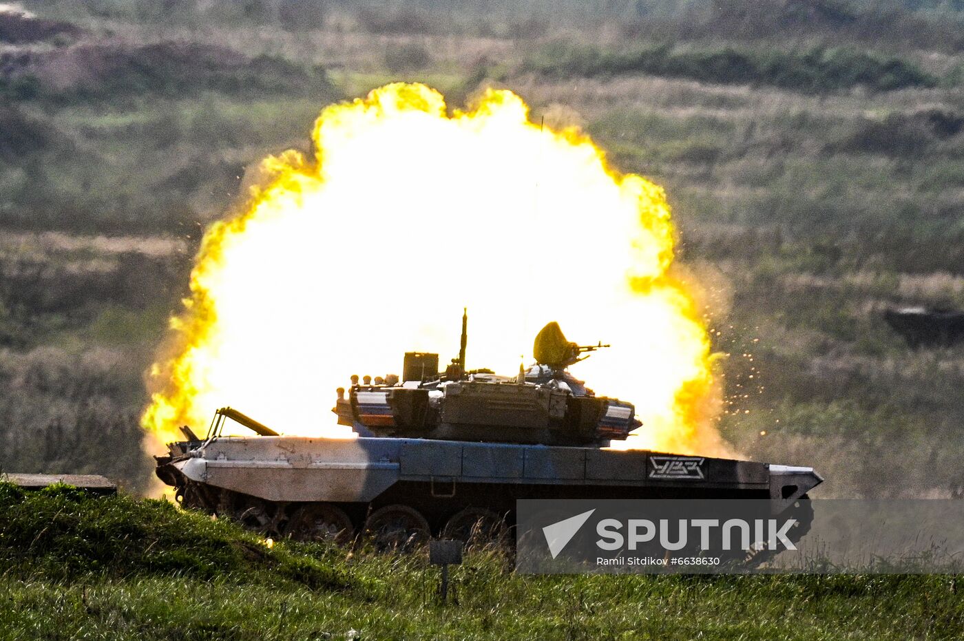 Russia Army Games Tank Biathlon