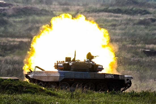 Russia Army Games Tank Biathlon