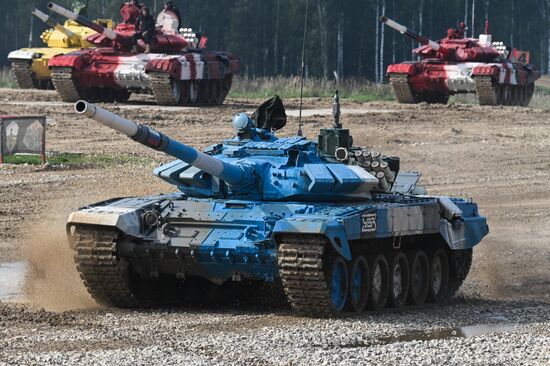 Russia Army Games Tank Biathlon