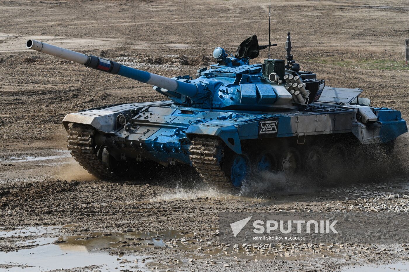 Russia Army Games Tank Biathlon