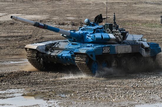 Russia Army Games Tank Biathlon