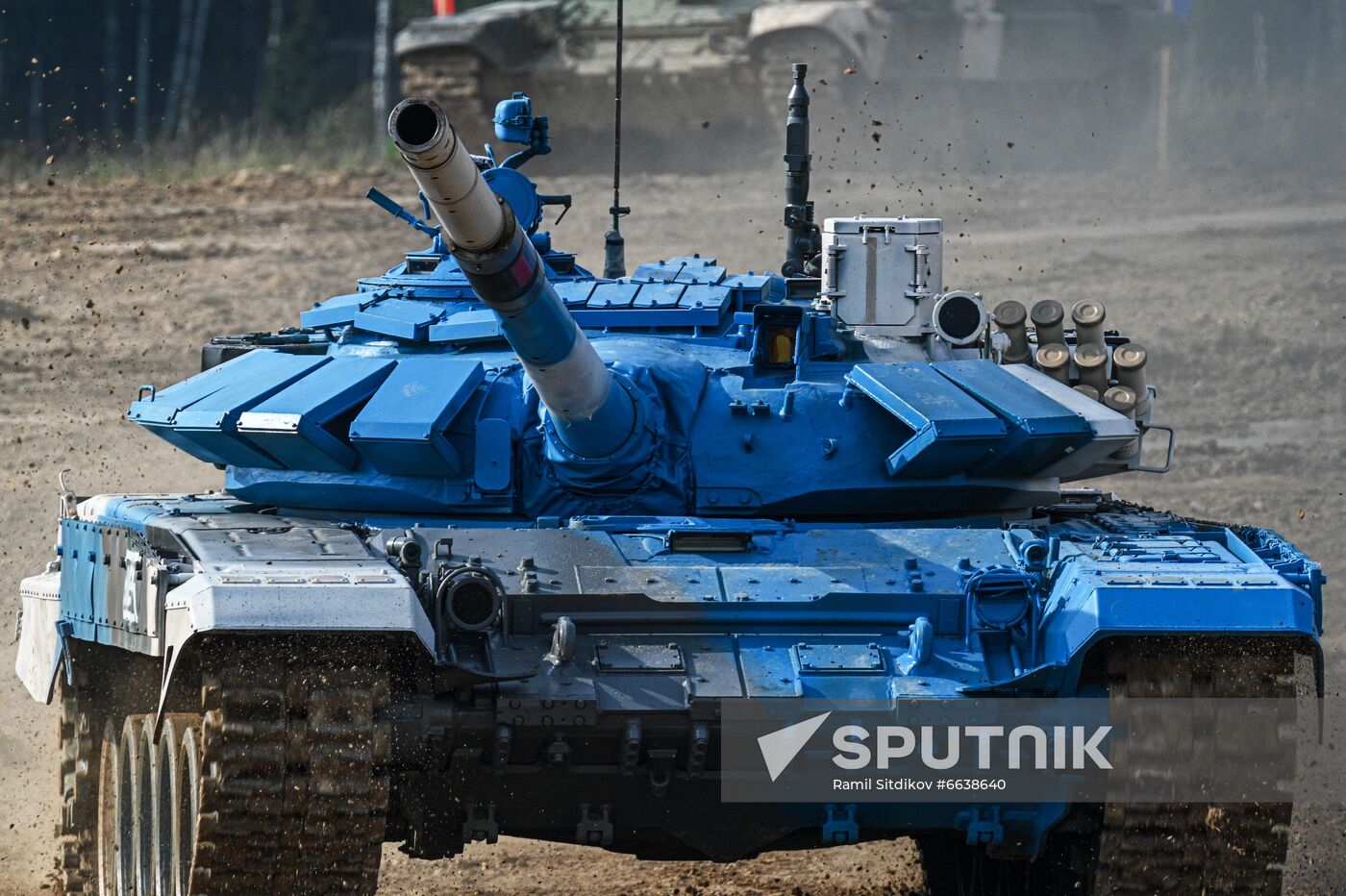 Russia Army Games Tank Biathlon