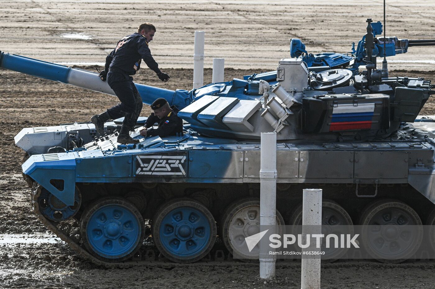 Russia Army Games Tank Biathlon