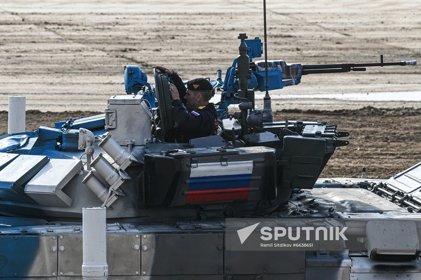 Russia Army Games Tank Biathlon