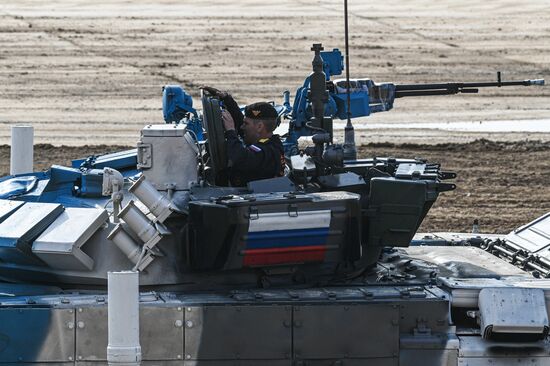 Russia Army Games Tank Biathlon