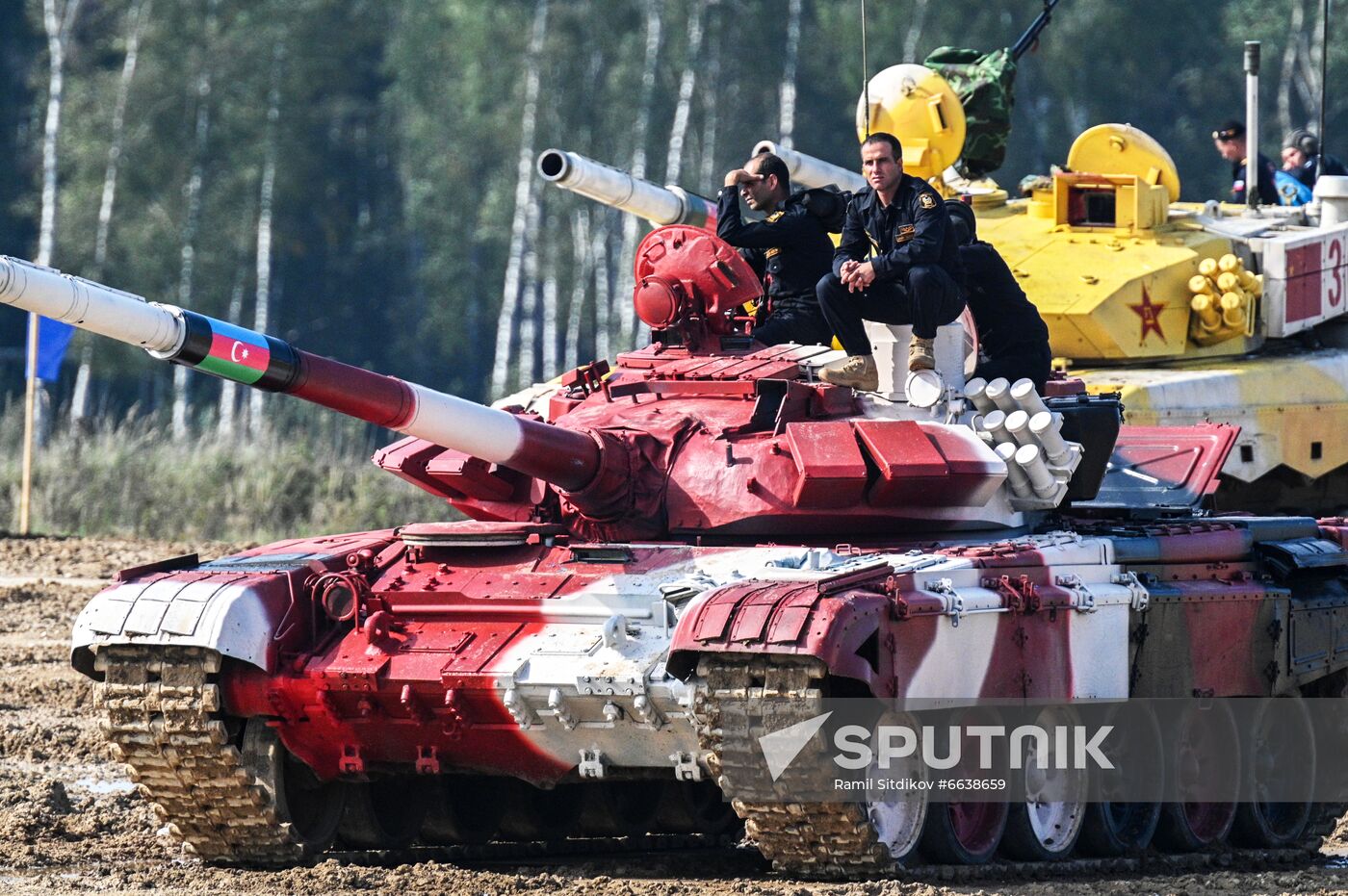 Russia Army Games Tank Biathlon