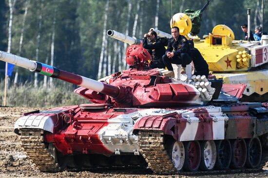 Russia Army Games Tank Biathlon