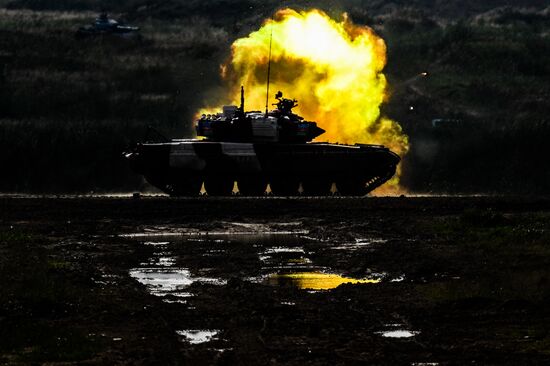 Russia Army Games Tank Biathlon