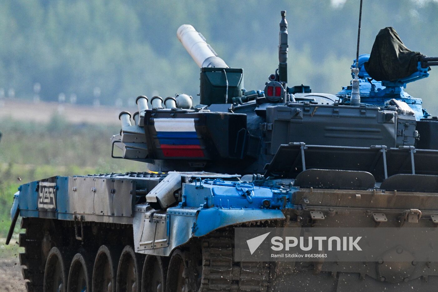 Russia Army Games Tank Biathlon