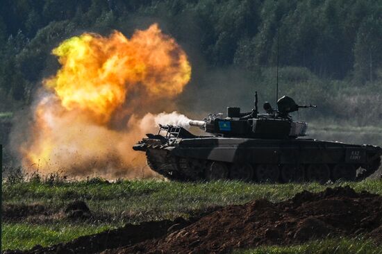 Russia Army Games Tank Biathlon