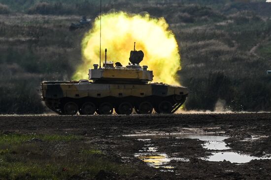 Russia Army Games Tank Biathlon
