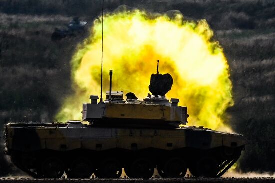 Russia Army Games Tank Biathlon