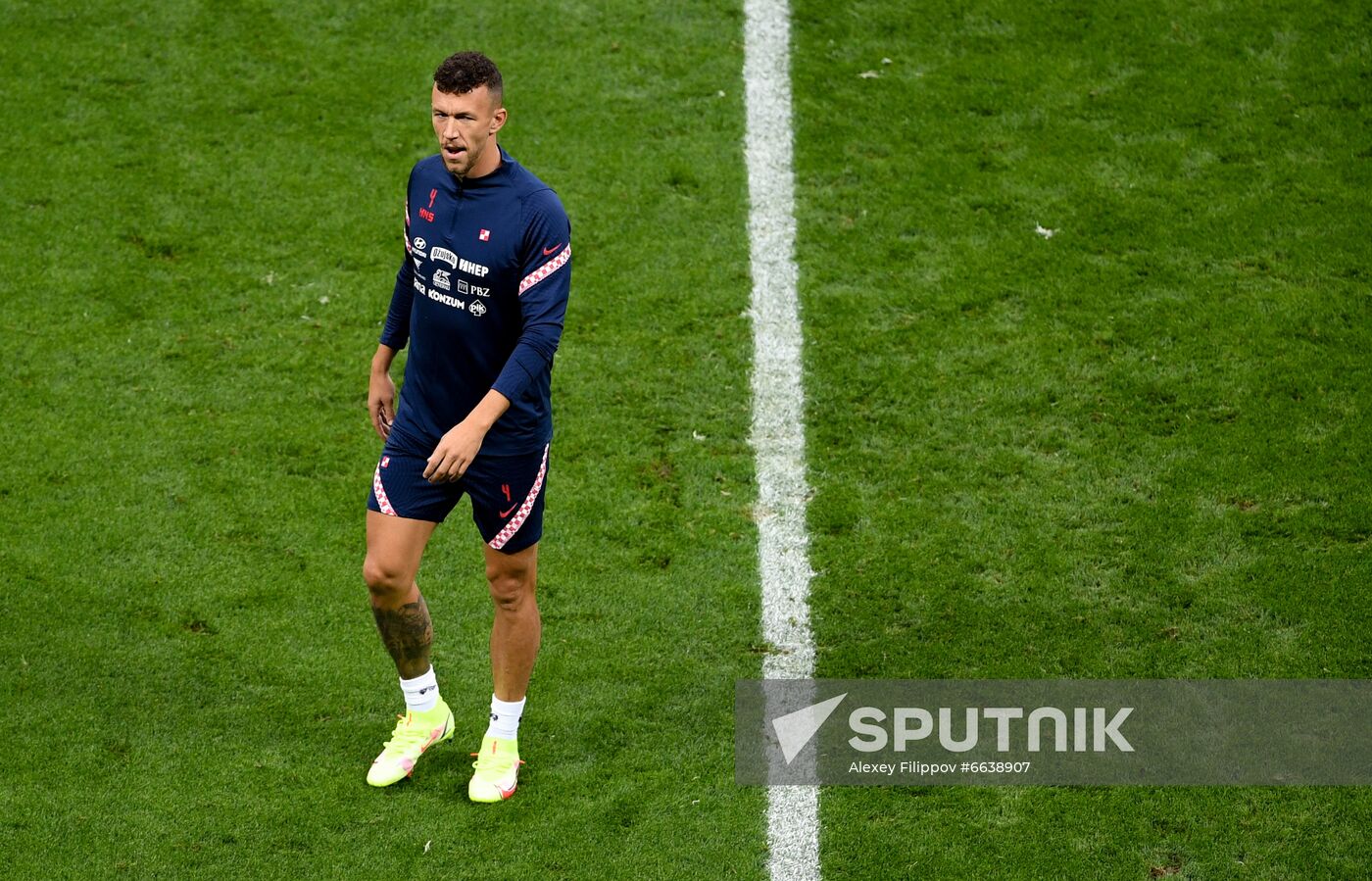 Russia Soccer World Cup 2022 Qualifiers Croatia Training