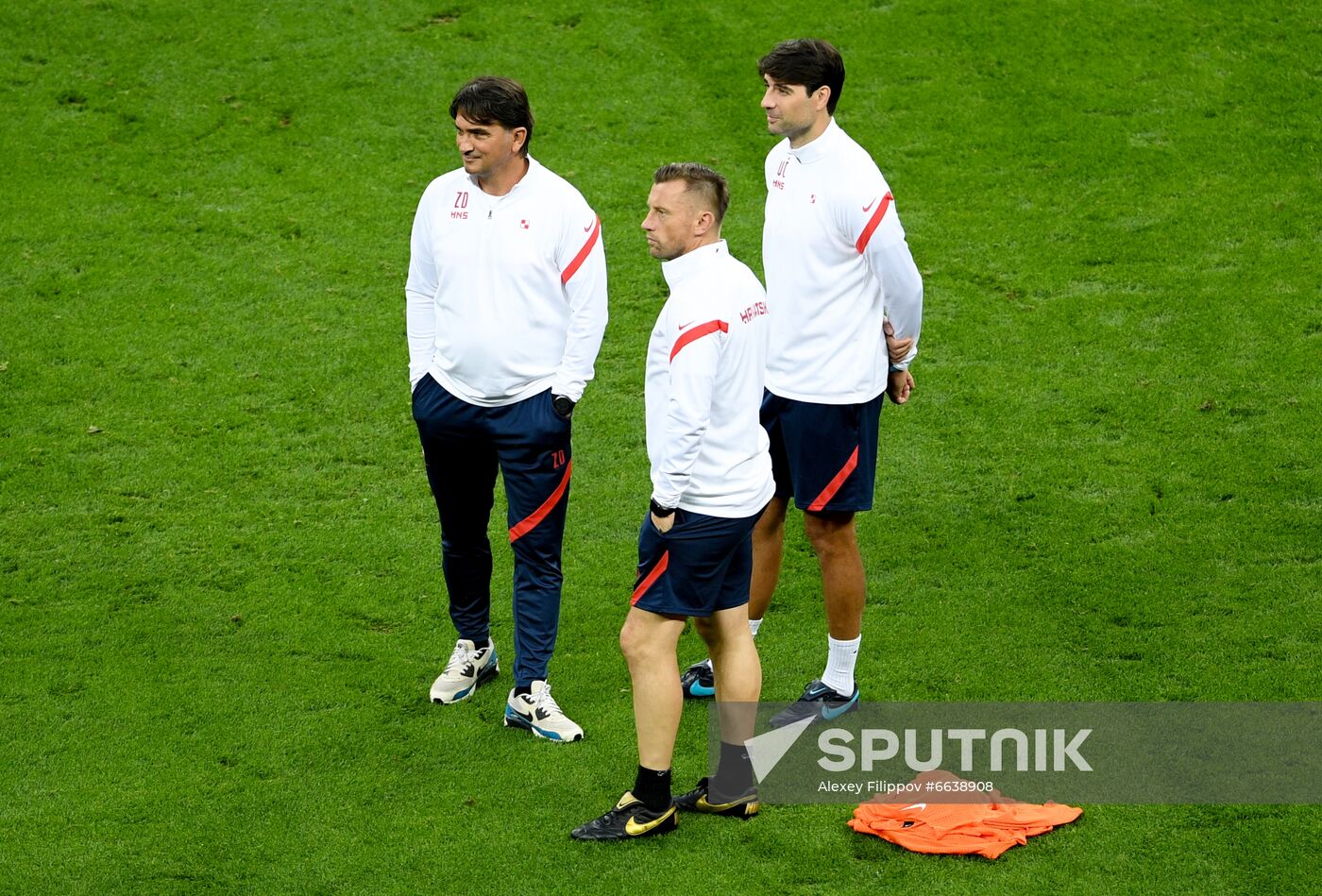 Russia Soccer World Cup 2022 Qualifiers Croatia Training