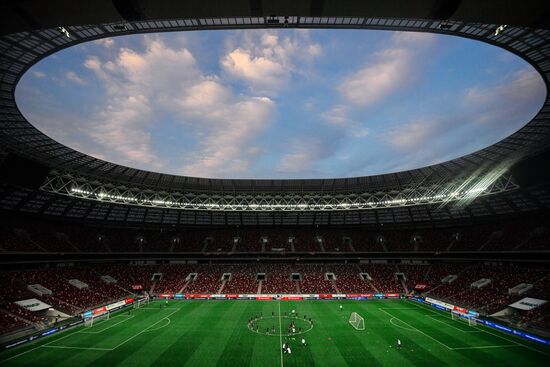 Russia Soccer World Cup 2022 Qualifiers Croatia Training