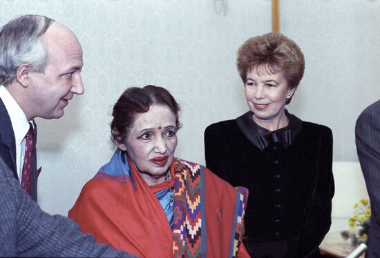 Mikhail Gorbachev's meeting with Svetoslav Roerich