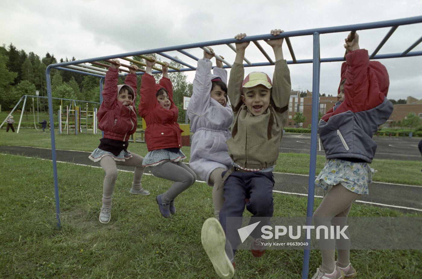 Children from Armenia at Polyana resort in Moscow Region