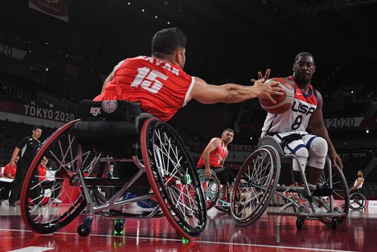 Japan Paralympics 2020 Wheelchair Basketball Men Turkey - USA