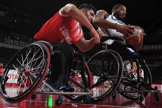 Japan Paralympics 2020 Wheelchair Basketball Men Turkey - USA
